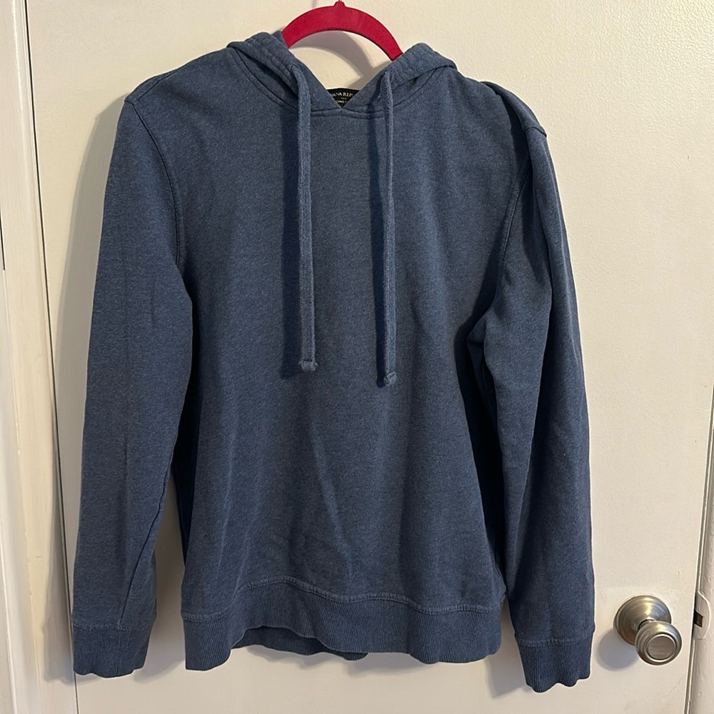 Banana Republic blue hoodie size medium lightly worn